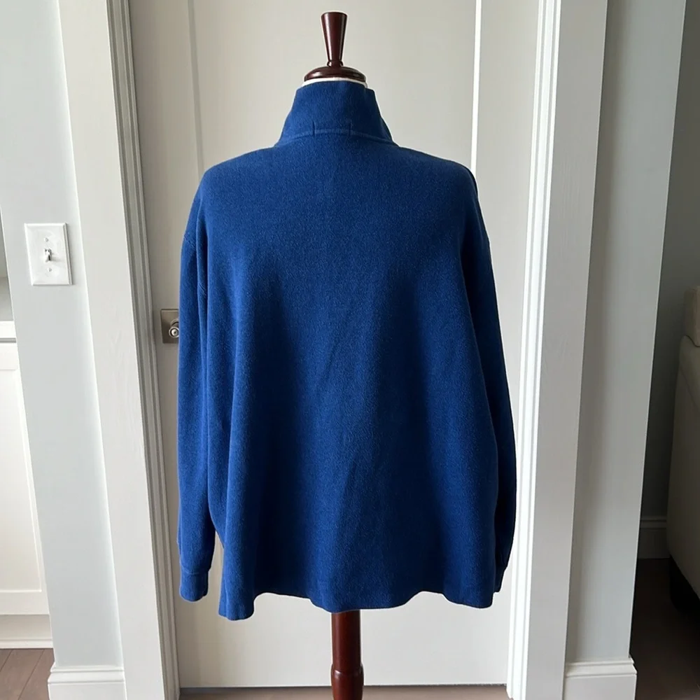 🎉Host Pick🎉Polo Ralph Lauren Men’s Royal Blue Quarter Zip Sweater Size XXL - Picture 3 of 11